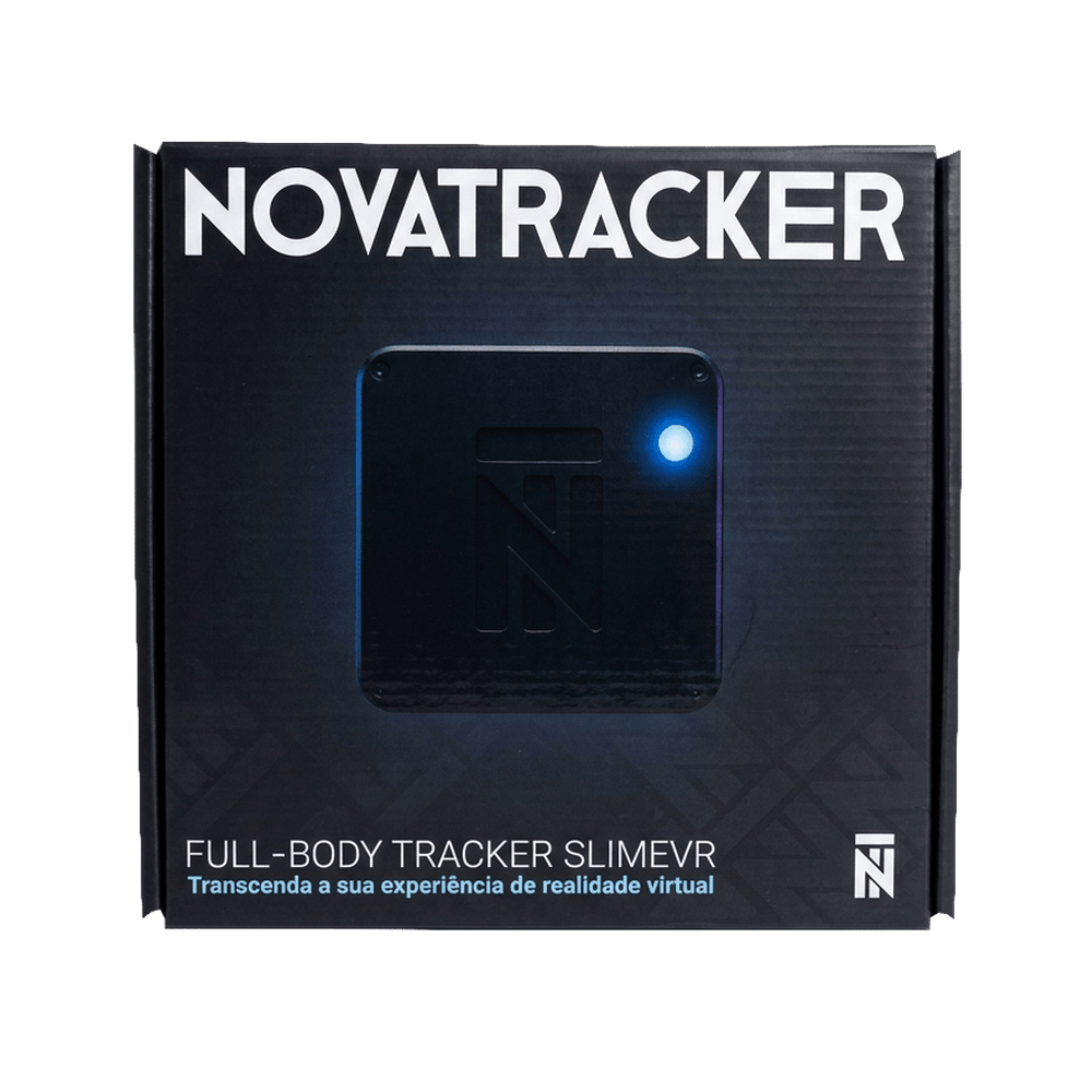Full-Body Tracker compatível com SlimeVR da marca NovaTrackers, modelo NovaTracker com sensor BNO085